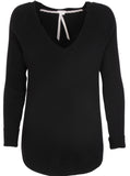 Cashmere rib bluse Juliette