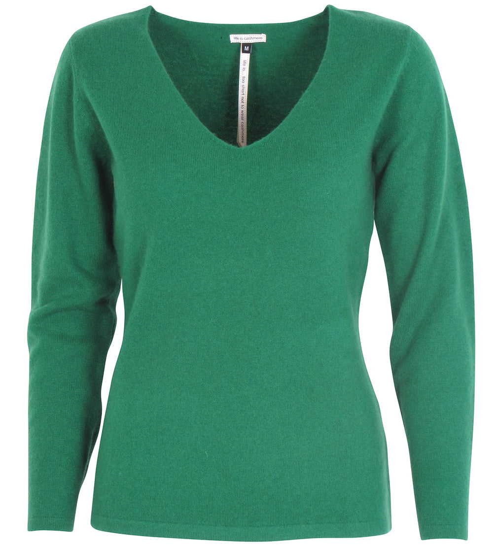 NYHED! Cashmere Casual V-neck - Marielle